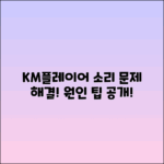 KM플레이어 64X 소리 문제: 원인과 해결법 가이드