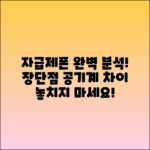 자급제폰 장단점 및 공기계 차이 완벽 정리!
