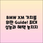 BMW XM: 최대 가치를 위한 종합 가이드